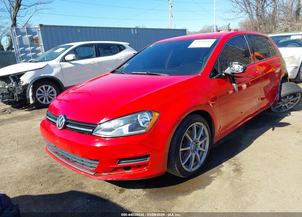 2015 VOLKSWAGEN GOLF TSI S 4-DOOR VIN: 3VW217AU7FM095319