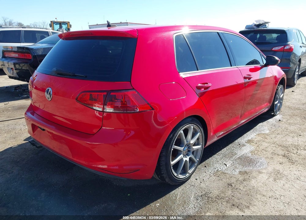 2015 VOLKSWAGEN GOLF TSI S 4-DOOR VIN: 3VW217AU7FM095319