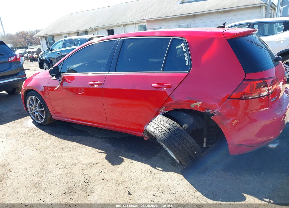 2015 VOLKSWAGEN GOLF TSI S 4-DOOR VIN: 3VW217AU7FM095319