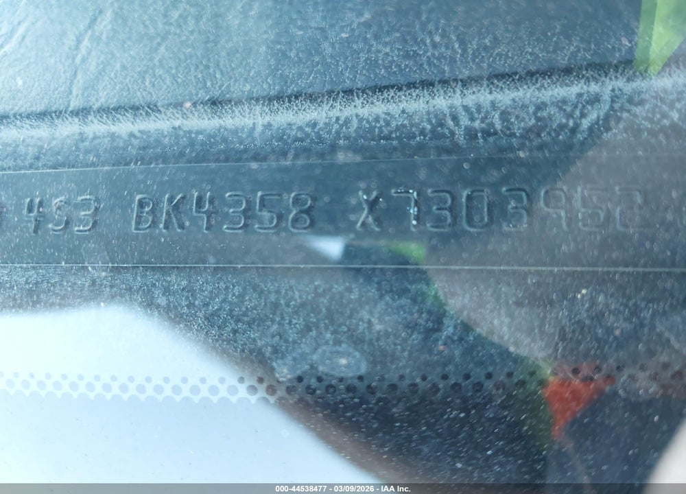1999 SUBARU LEGACY 30TH ANN. L/L VIN: 4S3BK4358X7303952