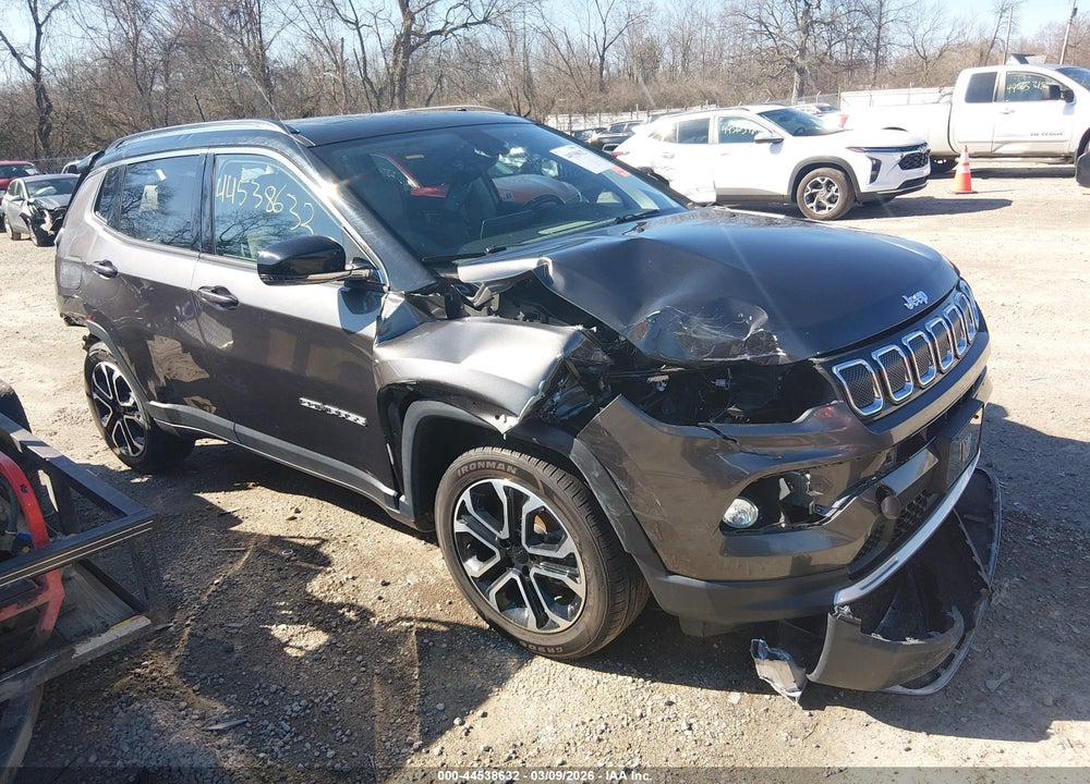 2022 JEEP COMPASS LIMITED 4X4 VIN: 3C4NJDCB5NT169447