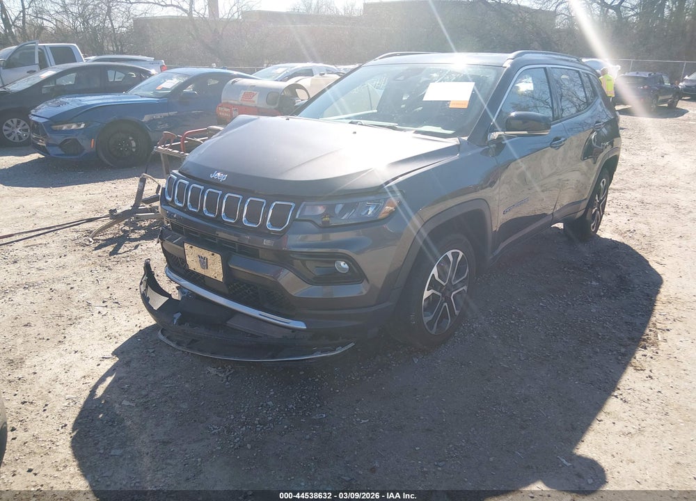 2022 JEEP COMPASS LIMITED 4X4 VIN: 3C4NJDCB5NT169447