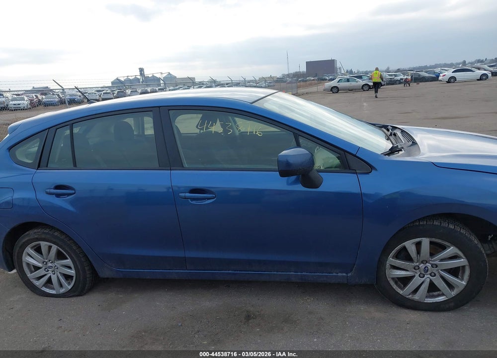 2015 SUBARU IMPREZA 2.0I PREMIUM VIN: JF1GPAC6XF8302461