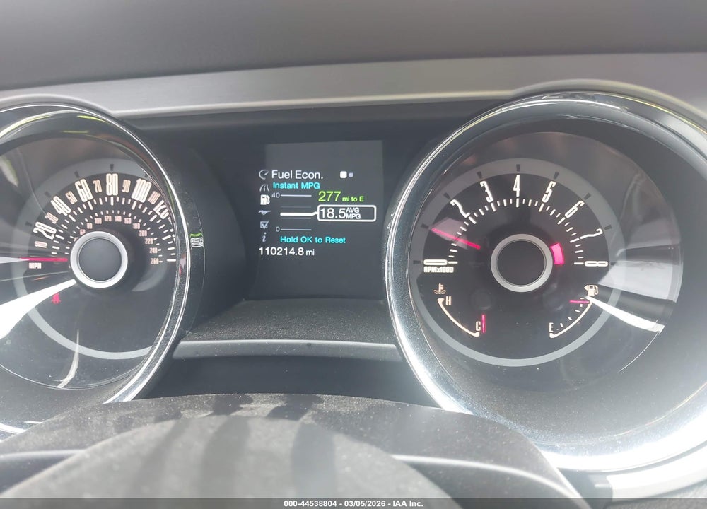 2013 FORD MUSTANG GT PREMIUM VIN: 1ZVBP8CF4D5279204