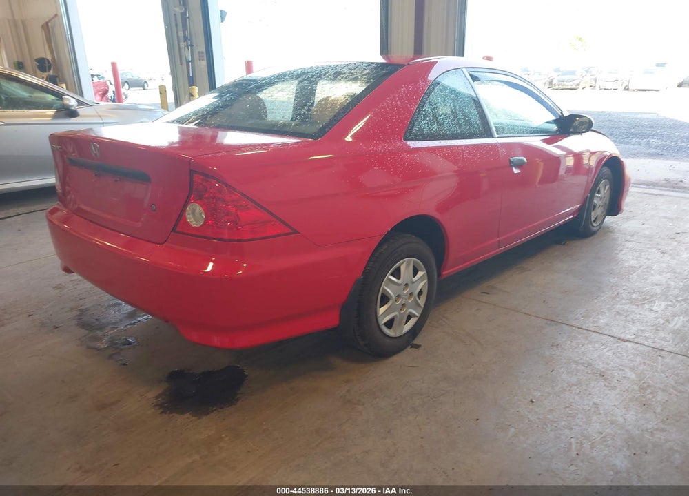 2005 HONDA CIVIC VP VIN: 1HGEM21105L027493