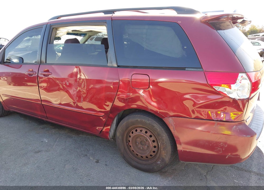 2008 TOYOTA SIENNA LE VIN: 5TDZK23CX8S138088