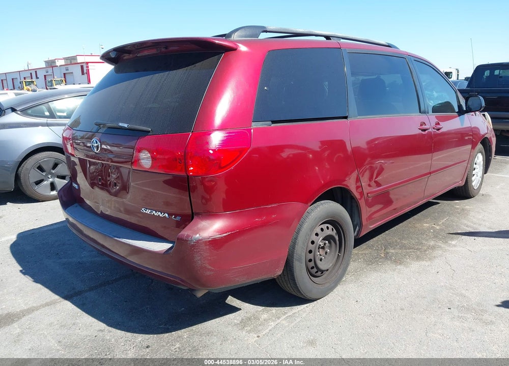 2008 TOYOTA SIENNA LE VIN: 5TDZK23CX8S138088