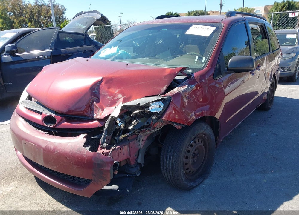 2008 TOYOTA SIENNA LE VIN: 5TDZK23CX8S138088