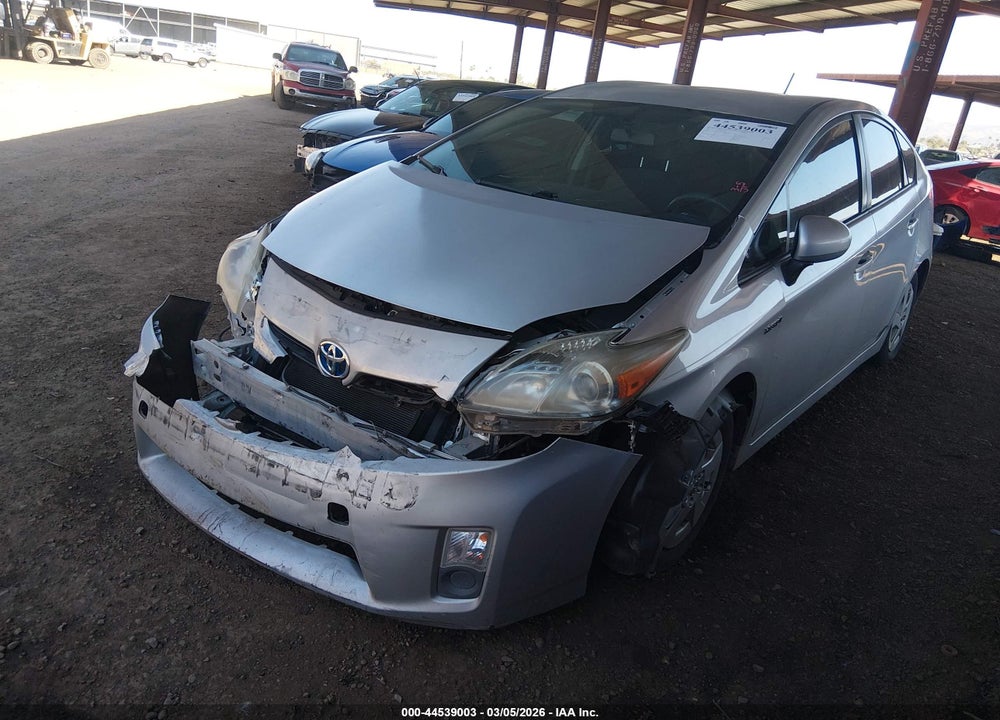 2011 TOYOTA PRIUS TWO VIN: JTDKN3DU7B0276140