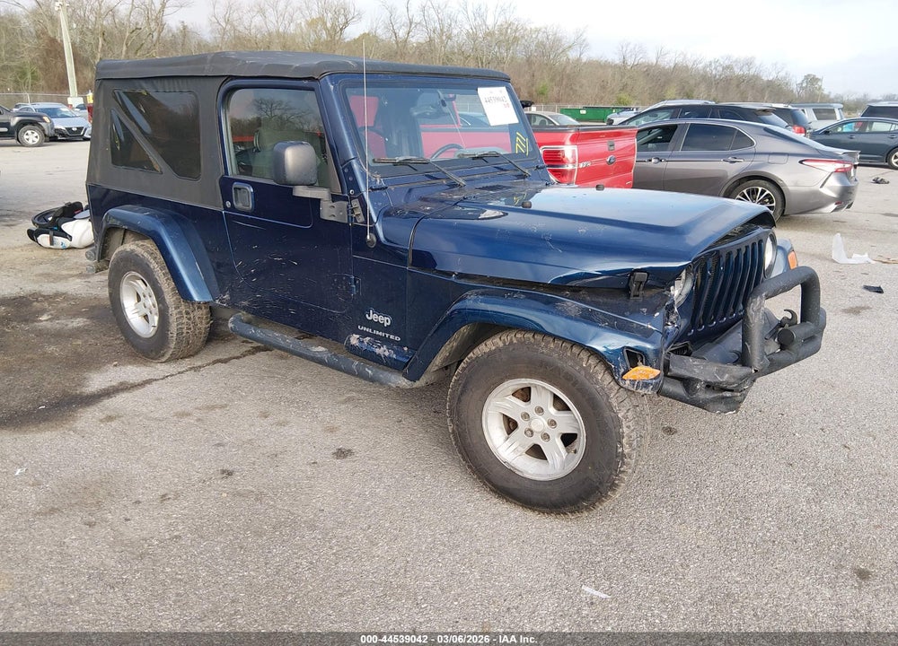 2005 JEEP WRANGLER UNLIMITED VIN: 1J4FA44S35P307245