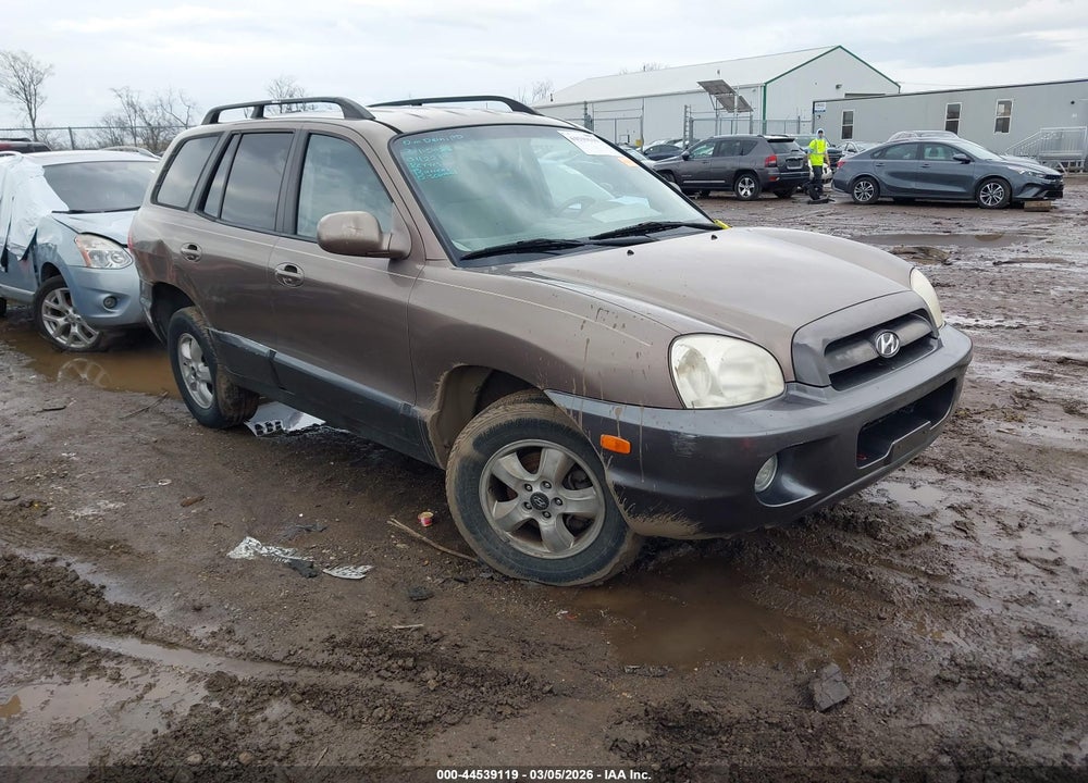 2006 HYUNDAI SANTA FE GLS VIN: KM8SC13D36U042230