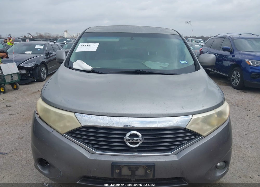 2012 NISSAN QUEST SV VIN: JN8AE2KP6C9032077
