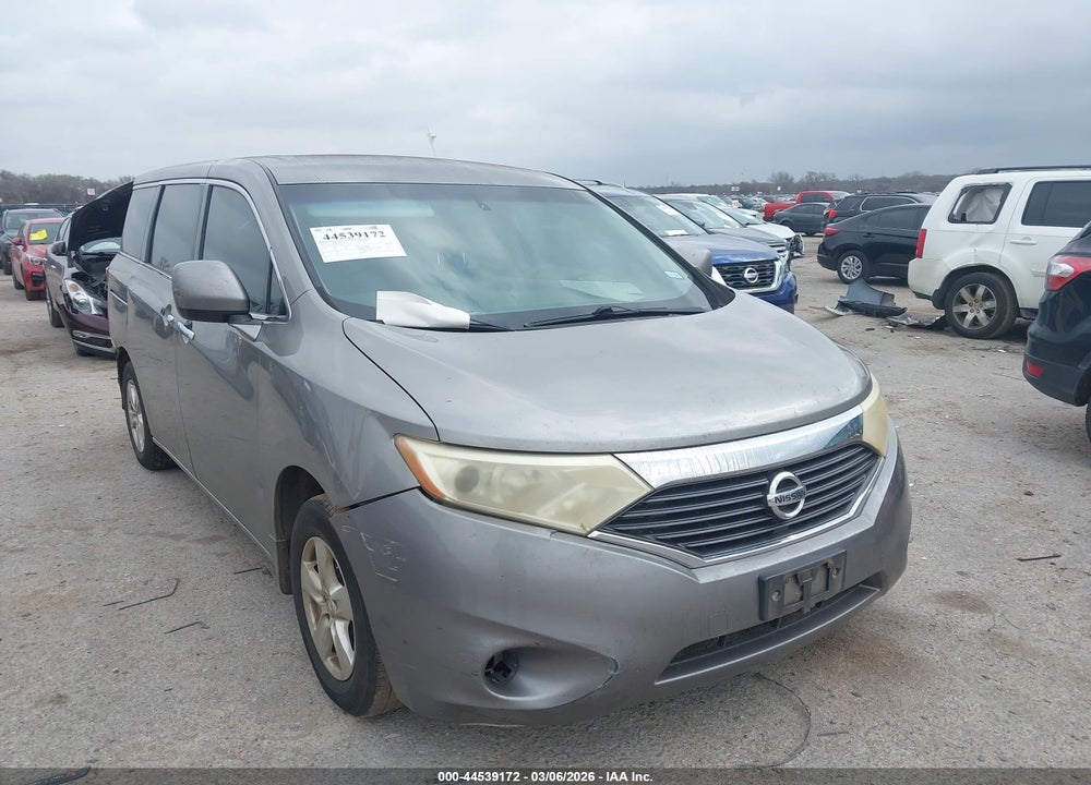 2012 NISSAN QUEST SV VIN: JN8AE2KP6C9032077