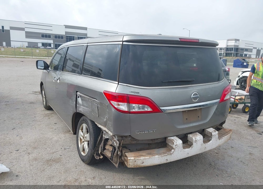 2012 NISSAN QUEST SV VIN: JN8AE2KP6C9032077