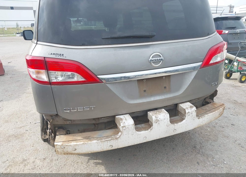 2012 NISSAN QUEST SV VIN: JN8AE2KP6C9032077