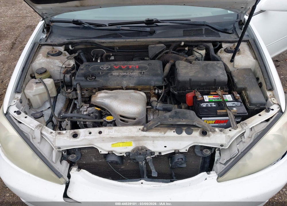2004 TOYOTA CAMRY LE VIN: 4T1BE32KX4U354077