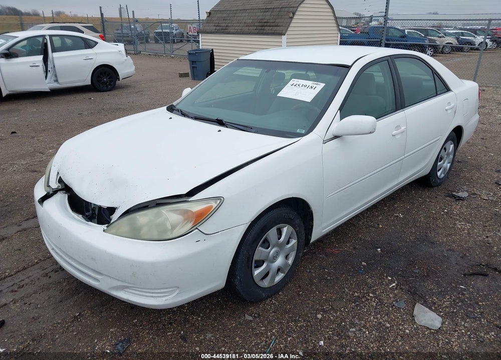 2004 TOYOTA CAMRY LE VIN: 4T1BE32KX4U354077