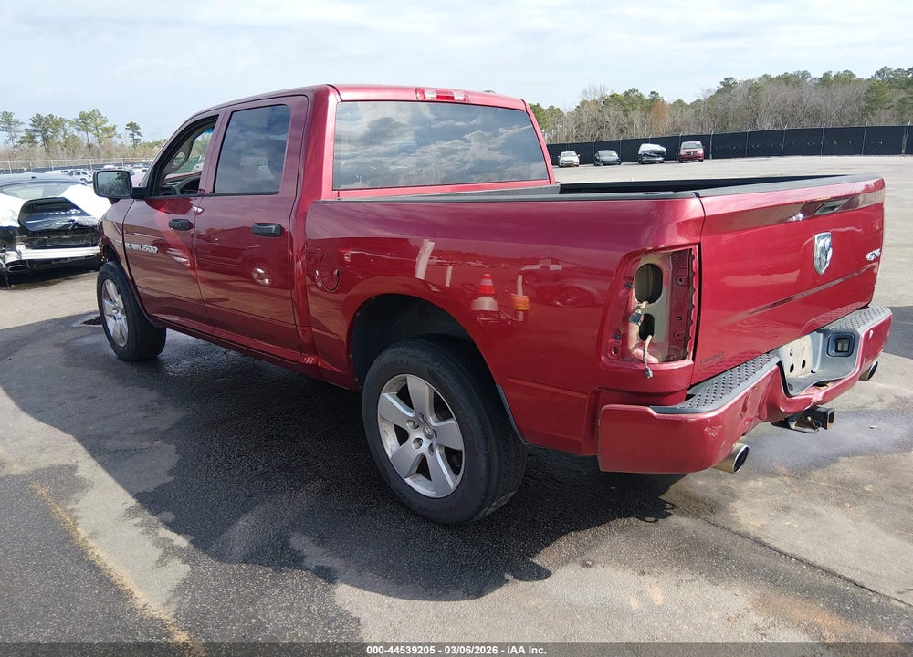 2012 RAM 1500 ST VIN: 1C6RD7KT4CS245010