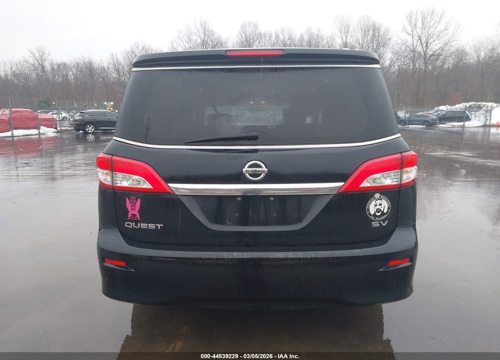 2017 NISSAN QUEST SV VIN: JN8AE2KP4H9168277