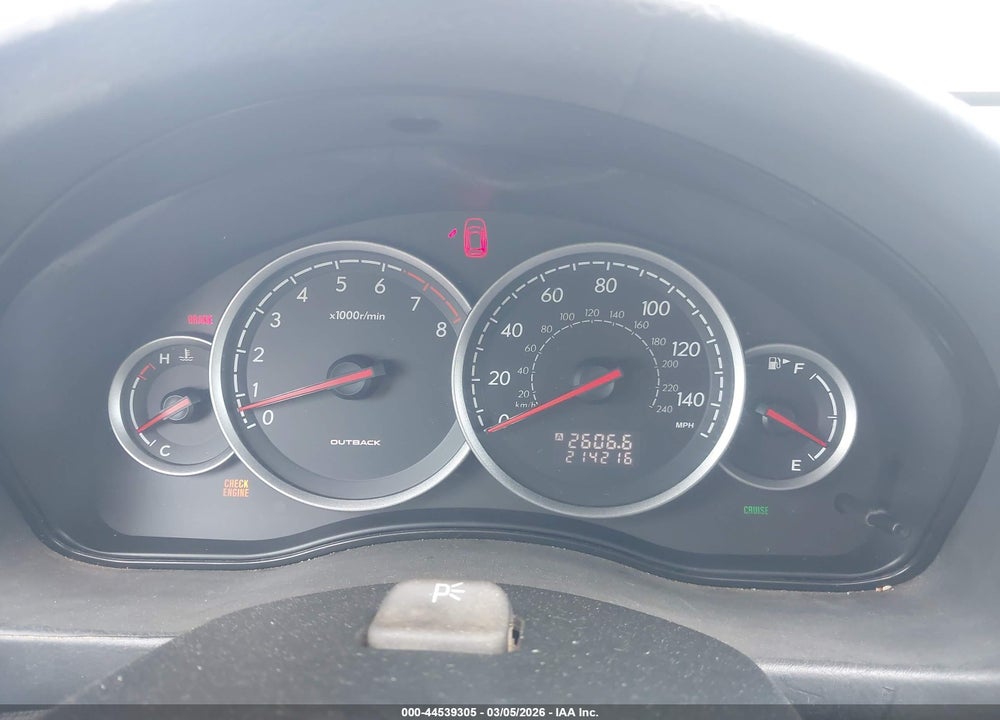 2007 SUBARU OUTBACK 2.5I BASIC VIN: 4S4BP61C776339714