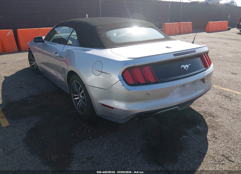2016 FORD MUSTANG ECOBOOST PREMIUM VIN: 1FATP8UH9G5243378