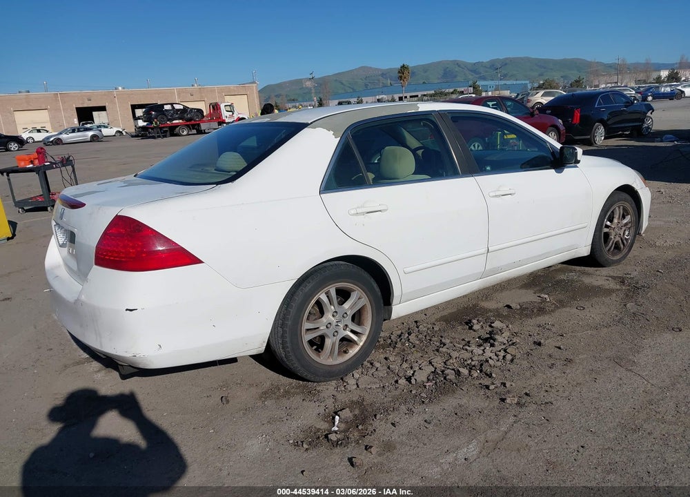 2006 HONDA ACCORD 2.4 SE VIN: 1HGCM56346A086840