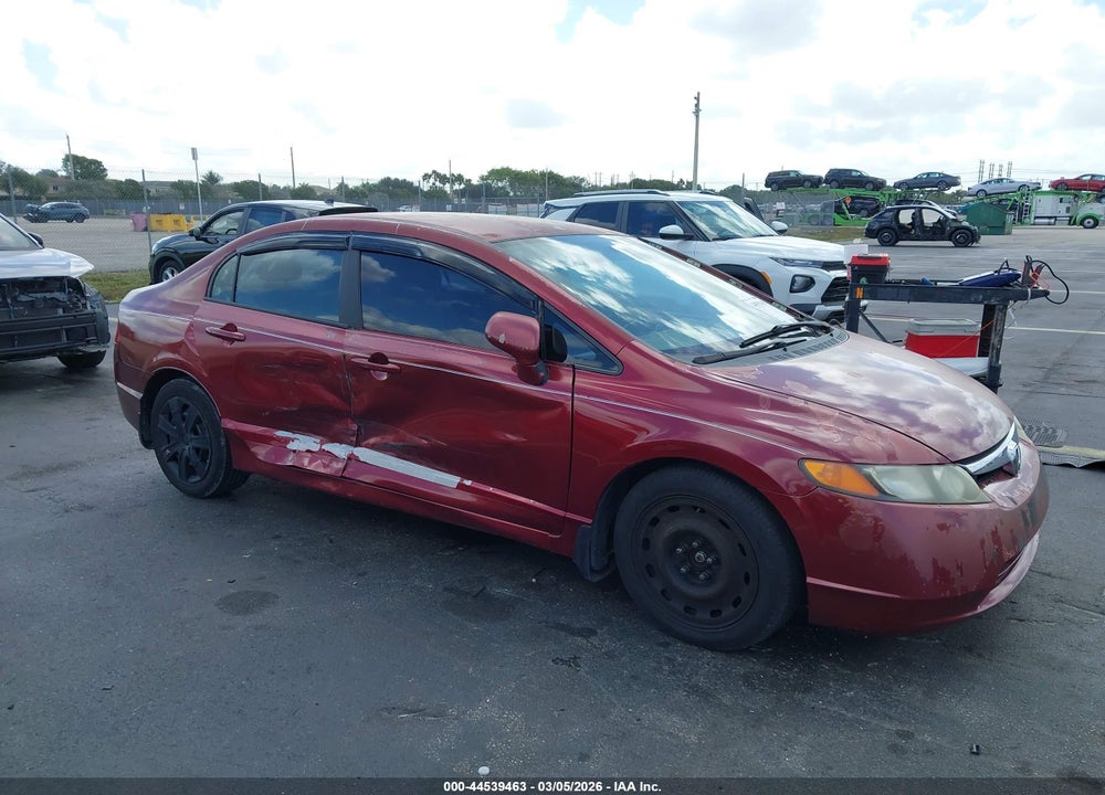 2008 HONDA CIVIC LX VIN: 2HGFA16518H532771