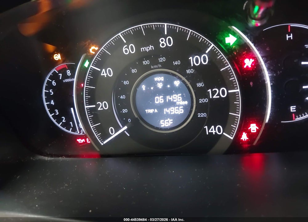 2014 HONDA CR-V LX VIN: 2HKRM4H38EH662744