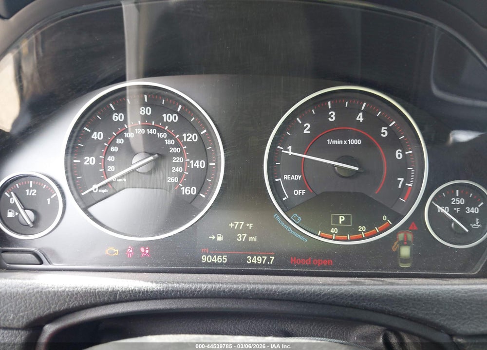 2015 BMW 335I VIN: WBA3A9C54FKW74670