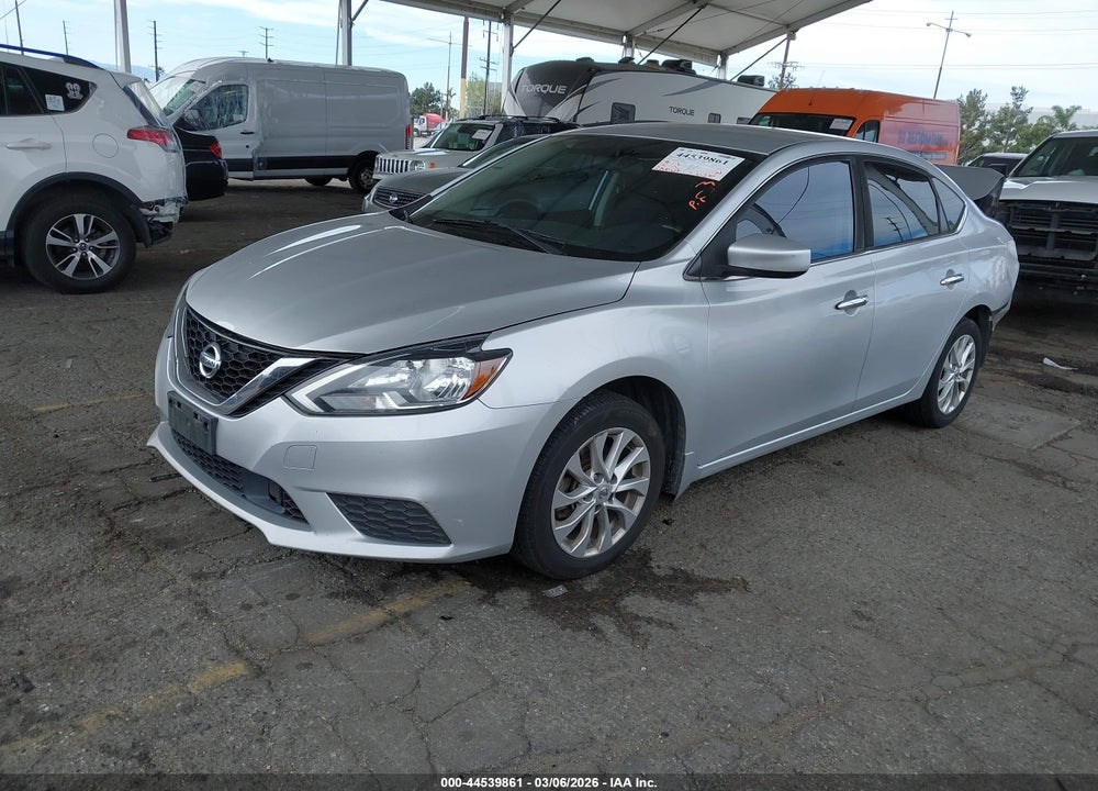 2018 NISSAN SENTRA SV VIN: 3N1AB7AP3JY256436