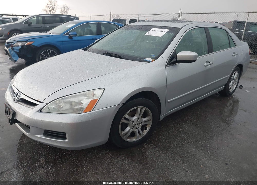2007 HONDA ACCORD 2.4 EX VIN: 1HGCM56827A177554