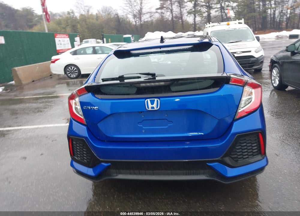 2018 HONDA CIVIC HATCHBACK EX VIN: SHHFK7H51JU225851