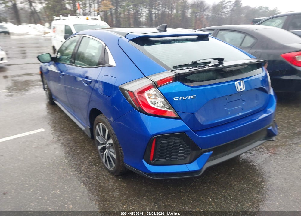 2018 HONDA CIVIC HATCHBACK EX VIN: SHHFK7H51JU225851