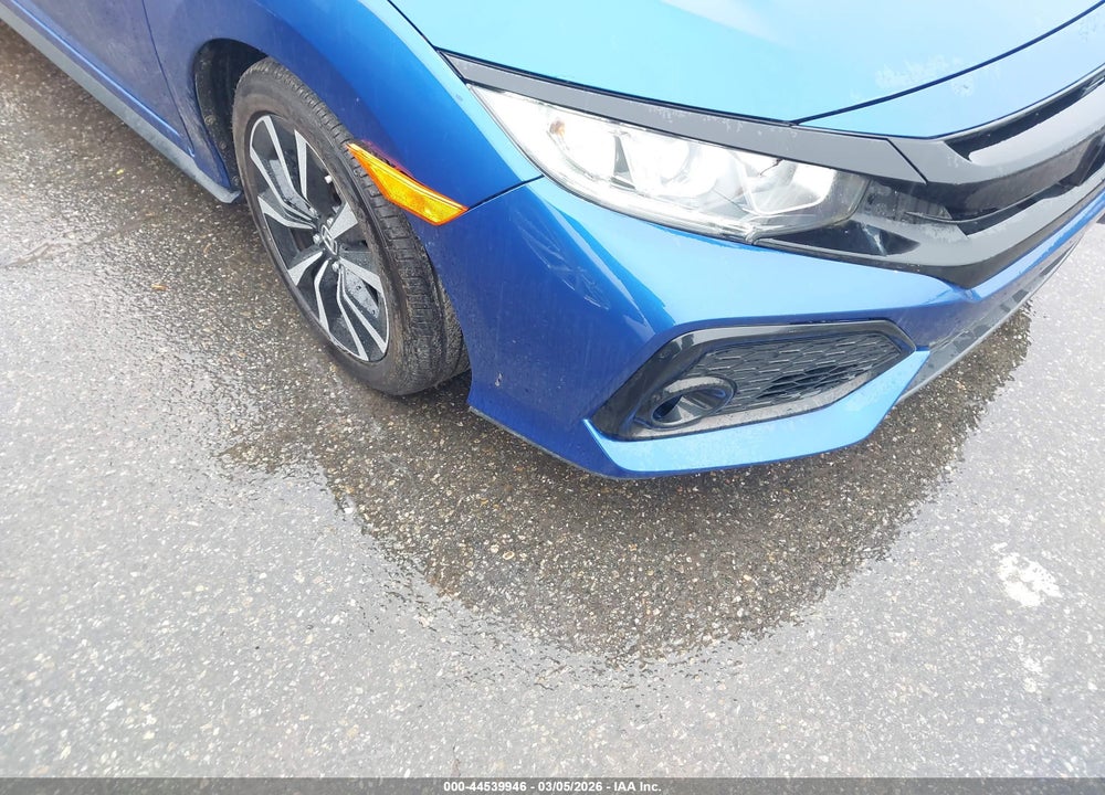 2018 HONDA CIVIC HATCHBACK EX VIN: SHHFK7H51JU225851