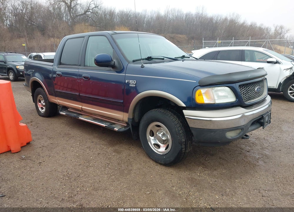 2002 FORD F-150 LARIAT/XLT VIN: 1FTRW08L92KC85535