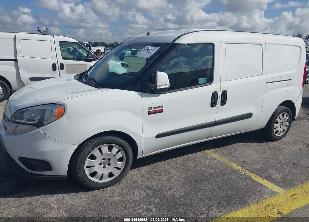 2017 RAM PROMASTER CITY SLT VIN: ZFBERFBB8H6D87991