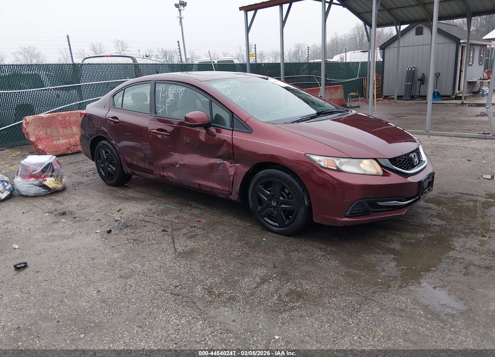 2013 HONDA CIVIC EX VIN: 19XFB2F8XDE233751