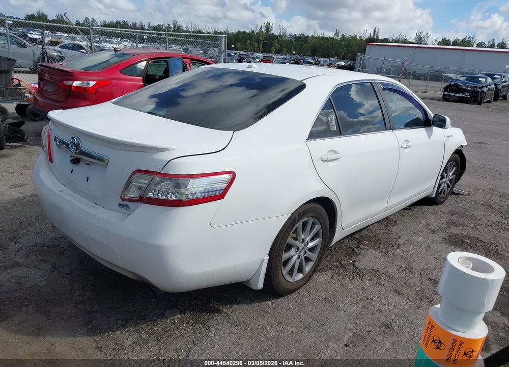 2010 TOYOTA CAMRY HYBRID VIN: 4T1BB3EKXAU115192