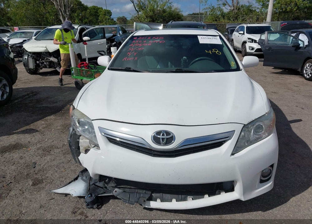 2010 TOYOTA CAMRY HYBRID VIN: 4T1BB3EKXAU115192