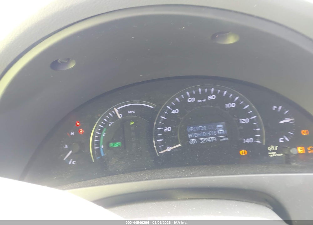 2010 TOYOTA CAMRY HYBRID VIN: 4T1BB3EKXAU115192