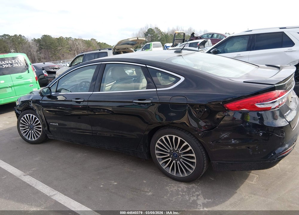 2018 FORD FUSION HYBRID PLATINUM VIN: 3FA6P0RUXJR164827