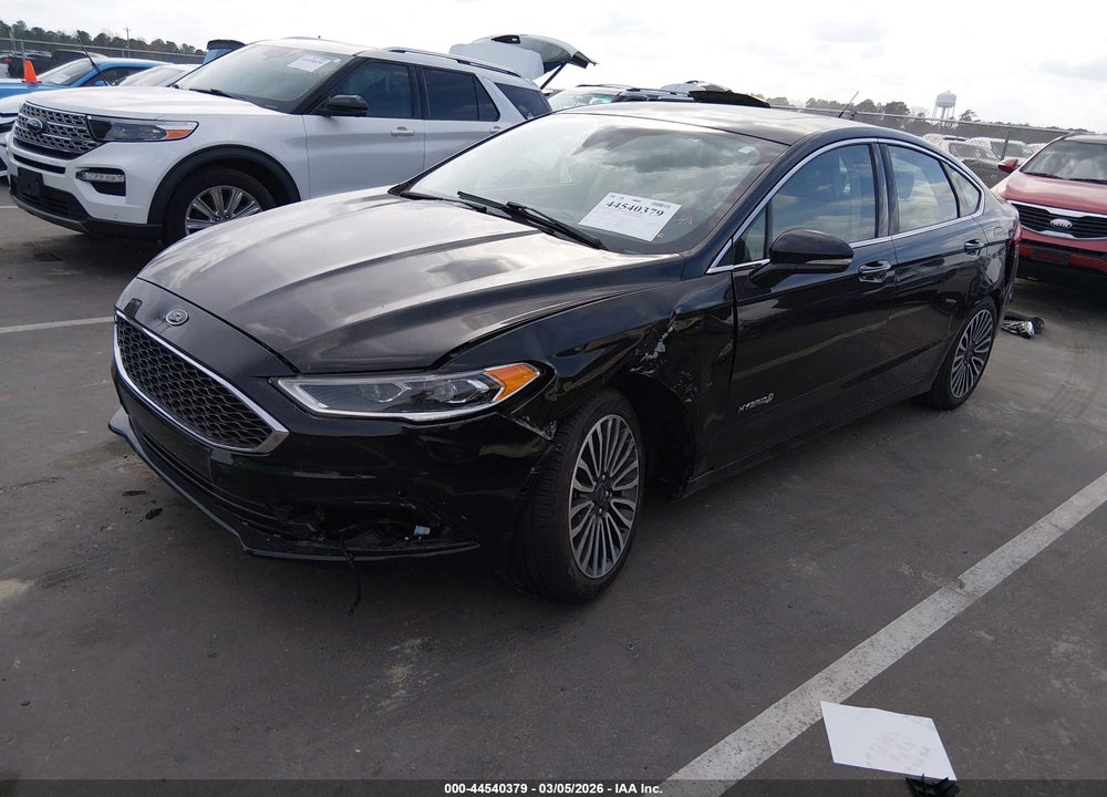 2018 FORD FUSION HYBRID PLATINUM VIN: 3FA6P0RUXJR164827