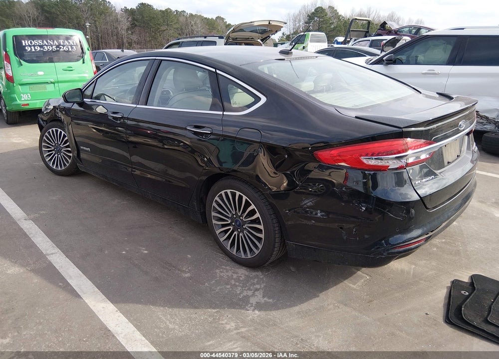 2018 FORD FUSION HYBRID PLATINUM VIN: 3FA6P0RUXJR164827