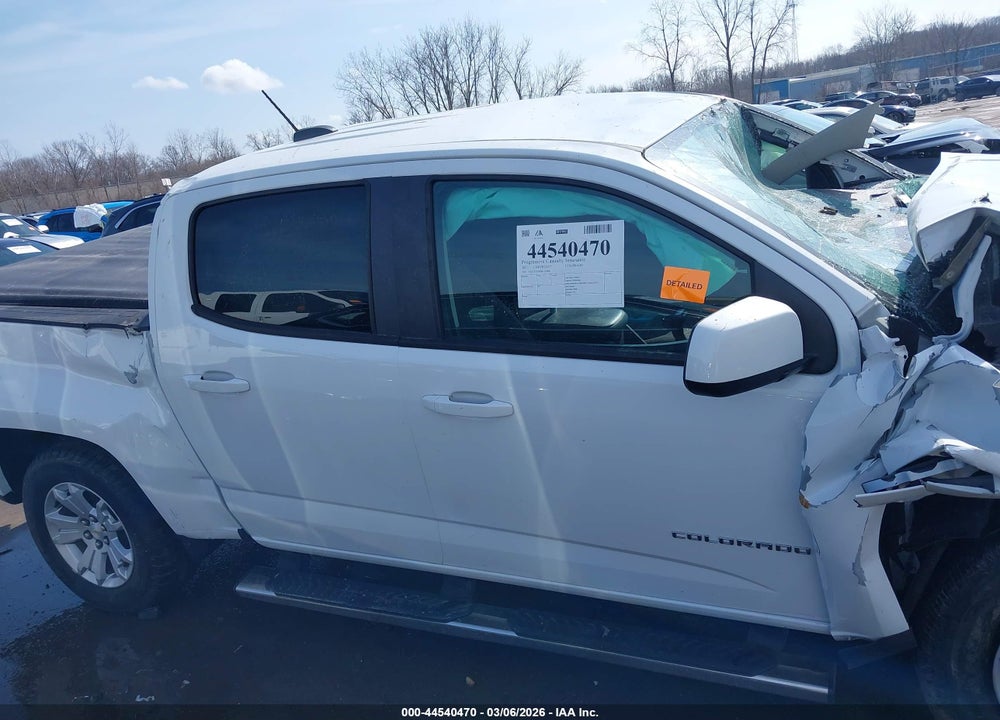 2021 CHEVROLET COLORADO 4WD  SHORT BOX LT VIN: 1GCGTCEN8M1110984