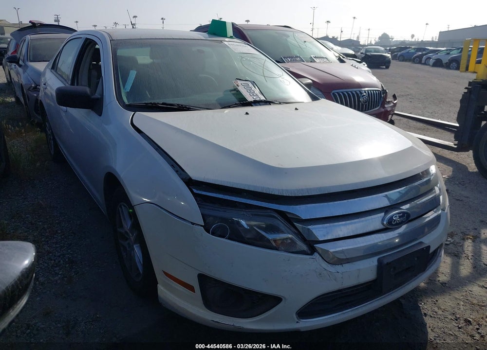 2012 FORD FUSION S VIN: 3FAHP0GA9CR144489