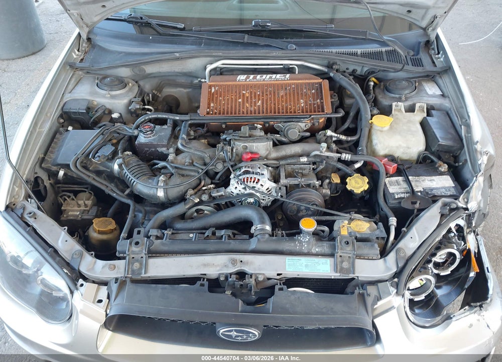 2005 SUBARU IMPREZA WRX VIN: JF1GD29685G516522