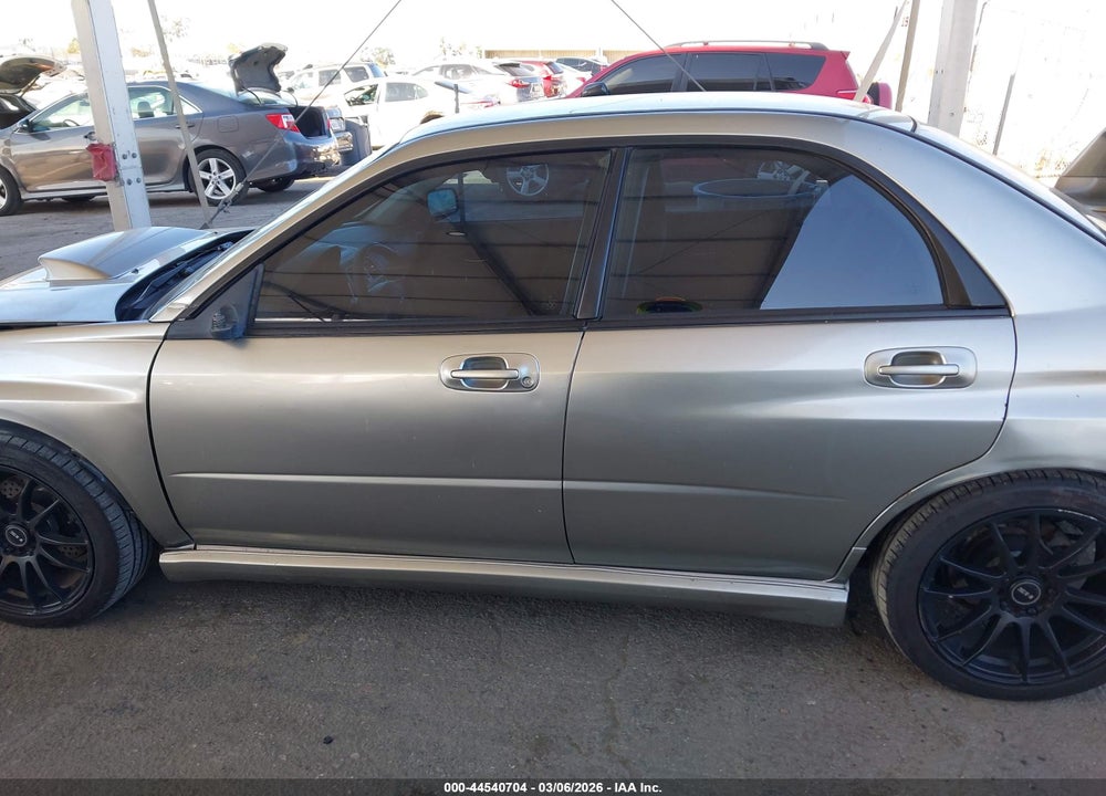 2005 SUBARU IMPREZA WRX VIN: JF1GD29685G516522