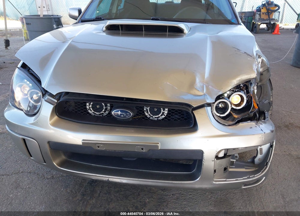 2005 SUBARU IMPREZA WRX VIN: JF1GD29685G516522