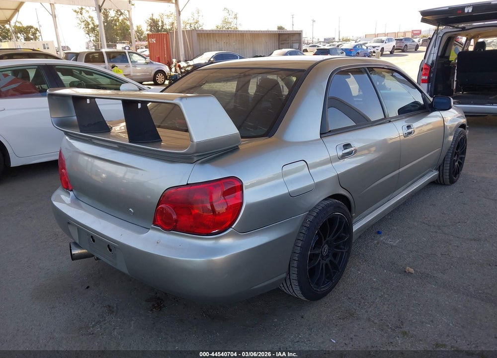 2005 SUBARU IMPREZA WRX VIN: JF1GD29685G516522