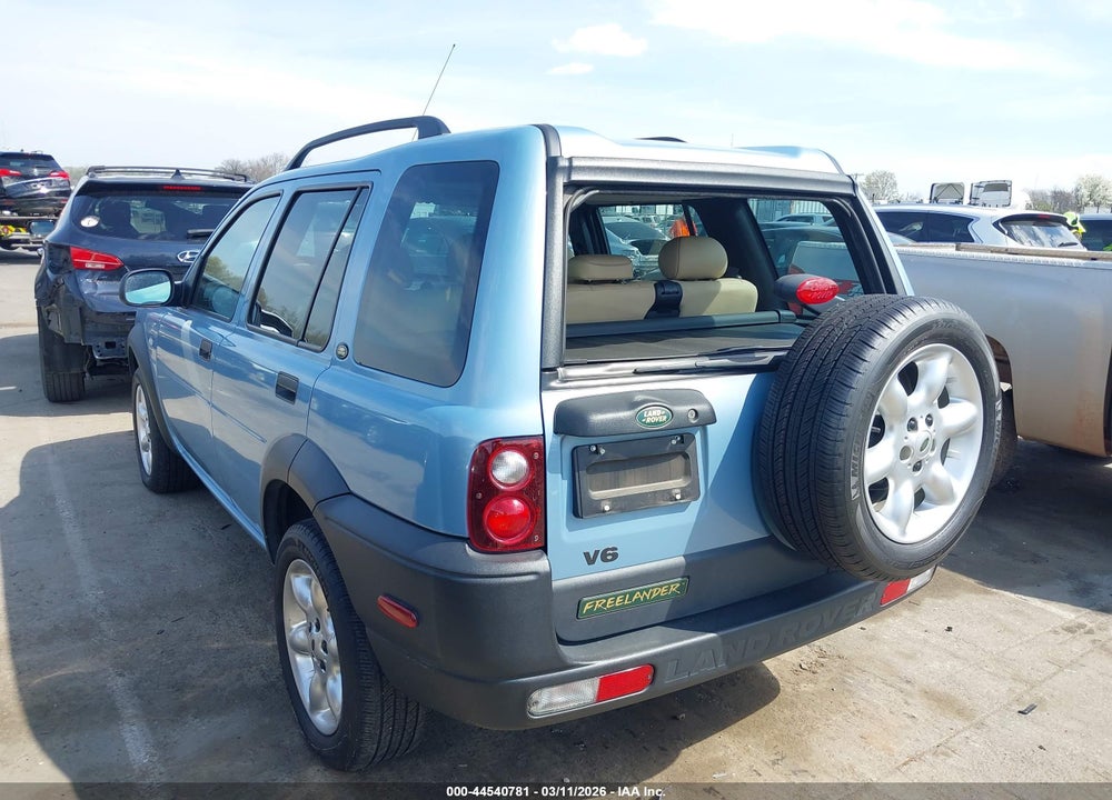 2002 LAND ROVER FREELANDER SE VIN: SALNY22242A381463